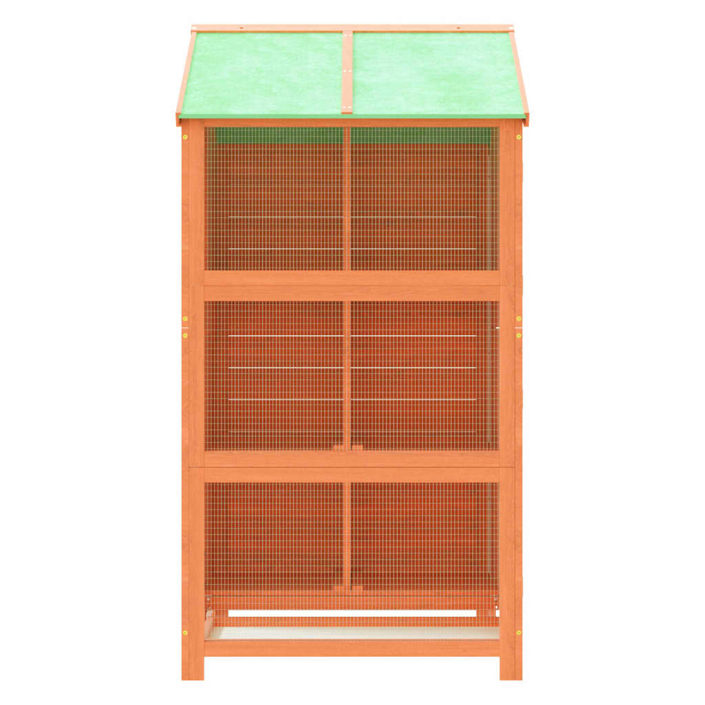 Bird House Brown Solid pine wood Large Durable Bird House