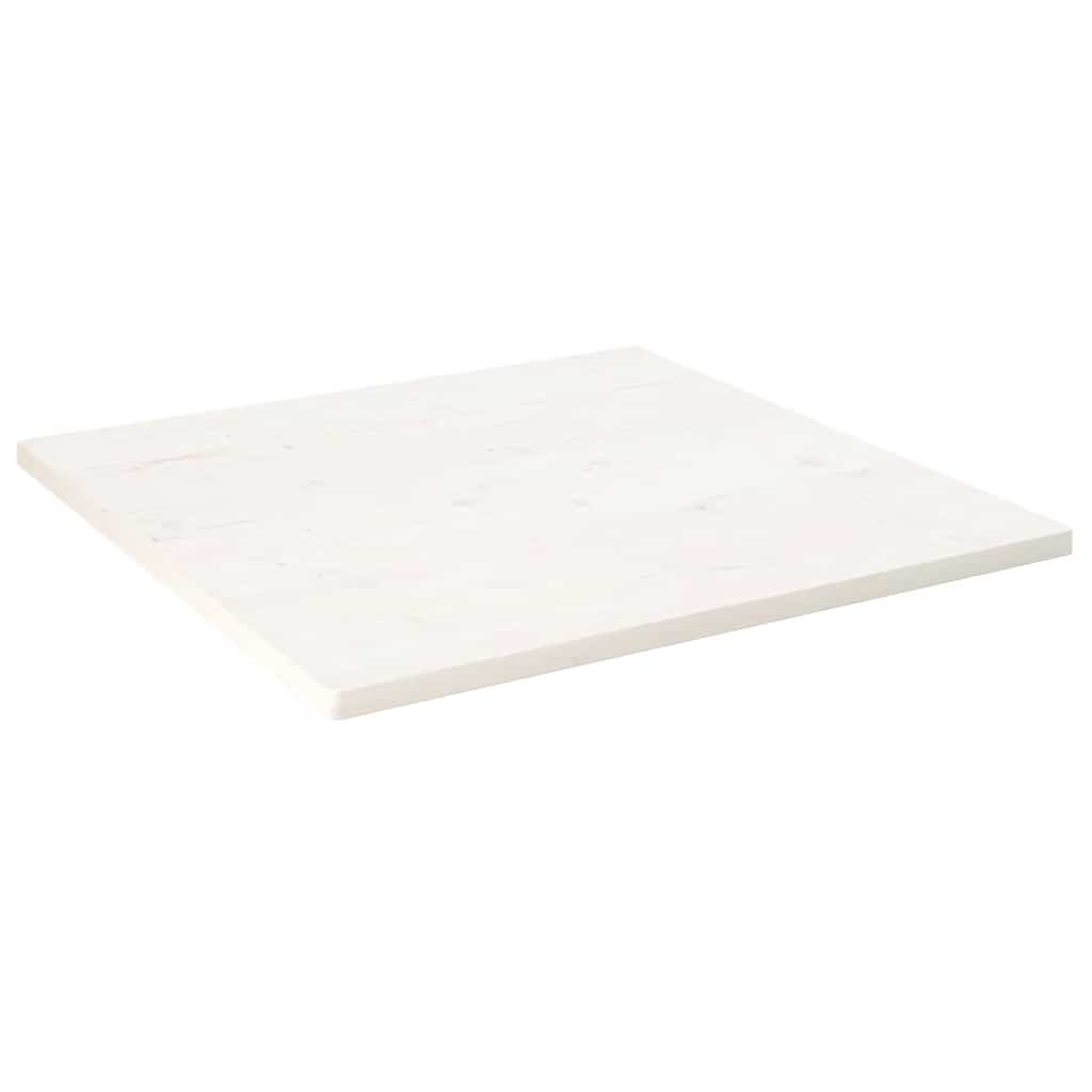 Table Top | White | Solid pine wood | 70x70x2.5 cm