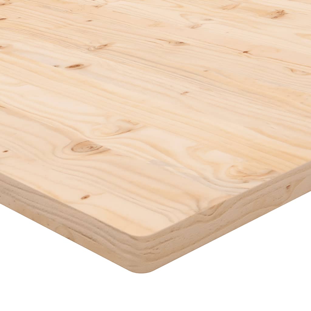 Table Top 80x80x2.5 cm Solid Wood Pine Square