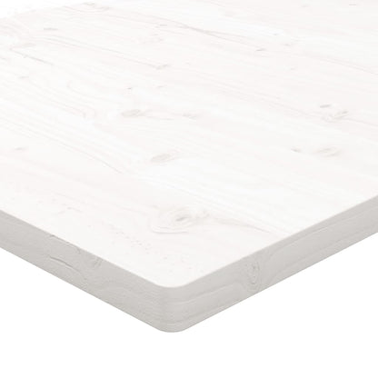 Table Top White 80x80x2.5 cm Solid Wood Pine Square