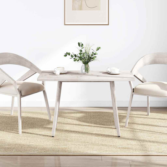 Table Top | White | Solid pine wood | 110x55 cm | Rounded corners surface