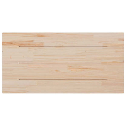 Table Top 110x60x2.5 cm Solid Wood Pine Rectangular