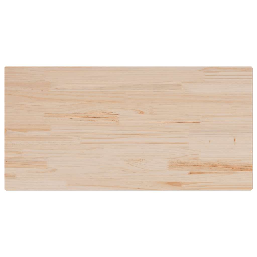 Table Top 110x60x2.5 cm Solid Wood Pine Rectangular