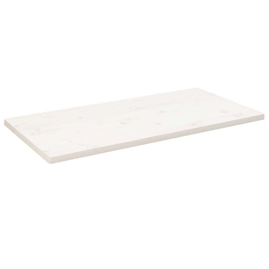 Table Top | White | Solid pine wood | 110 x 60 cm