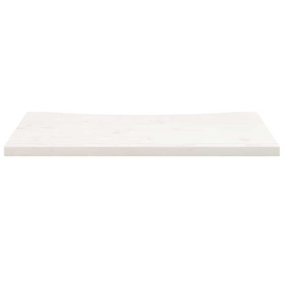 Desk Top White 80x40x2.5 cm Solid Wood Pine