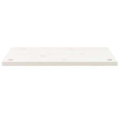 Desk Top White 80x40x2.5 cm Solid Wood Pine