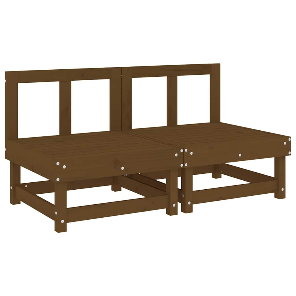 Middle Sofa | Honey brown, Taupe
