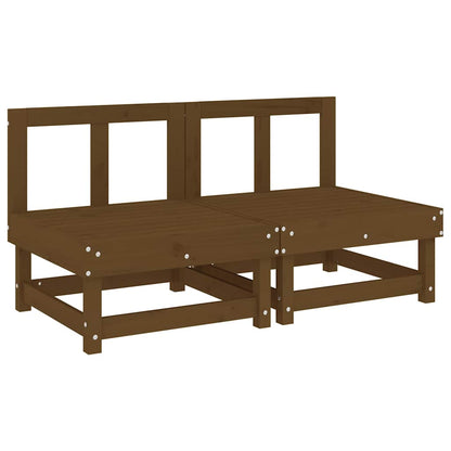 Middle Sofa | Honey brown, Taupe