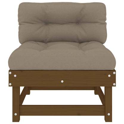 Middle Sofa | Honey brown, Taupe