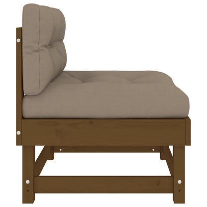 Middle Sofa | Honey brown, Taupe