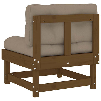 Middle Sofa | Honey brown, Taupe