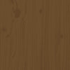 Middle Sofas with Cushions 2 pcs Honey Brown Solid Wood Pine