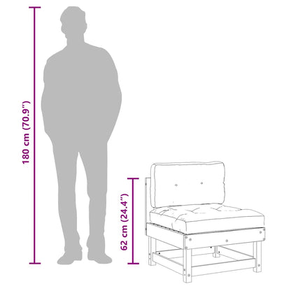 Middle Sofa | Honey brown, Taupe