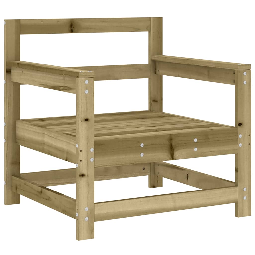 Garden Chairs with Cushions 2 pcs Impregnated Wood Pine