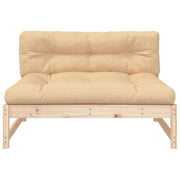 Middle Sofa 120x80 cm Solid Wood Pine