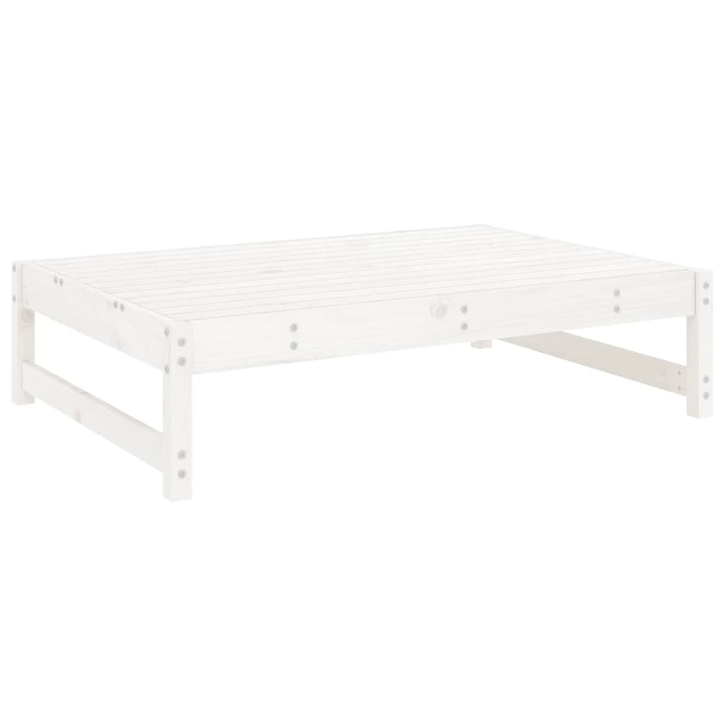 Garden Footstool | White, Anthracite