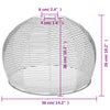 Ceiling Lamp Shade Ø36x26 cm Iron and Paper