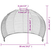 Ceiling Lamp Shade Ø36x26 cm Iron and Paper