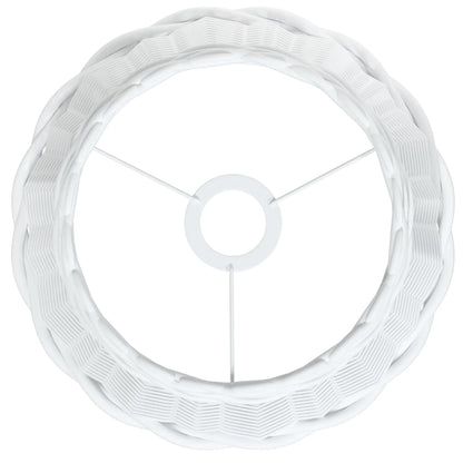 Ceiling Lamp Shade White Ø30x20 cm Wicker
