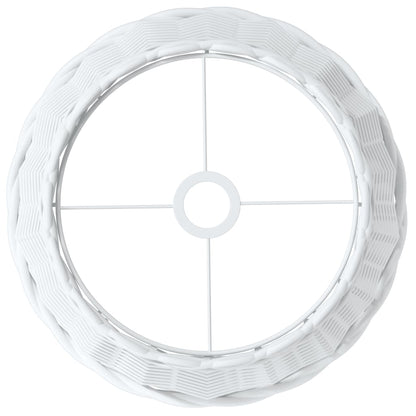 Ceiling Lamp Shade White Ø38x23 cm Wicker