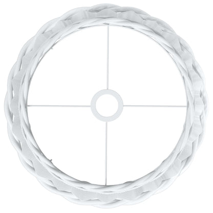 Ceiling Lamp Shade White Ø40x26 cm Wicker