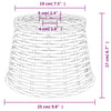 Ceiling Lamp Shade Brown Ø25x17 cm Wicker