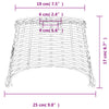 Ceiling Lamp Shade Brown Ø25x17 cm Wicker