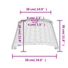 Ceiling Lamp Shade Brown Ø50x30 cm Wicker