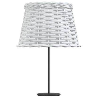 Lamp Shade White Ø25x17 cm Wicker