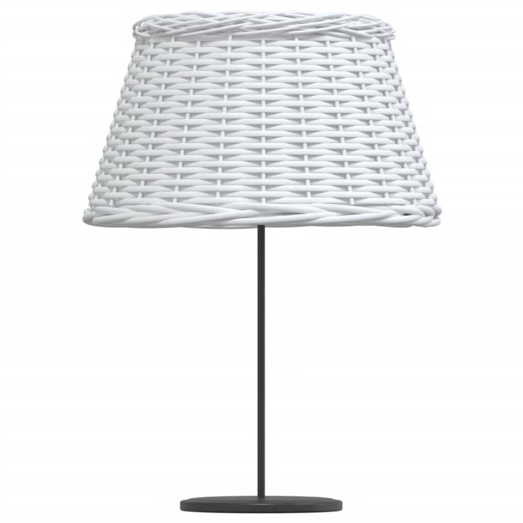 Lamp Shade White Ø50x30 cm Wicker