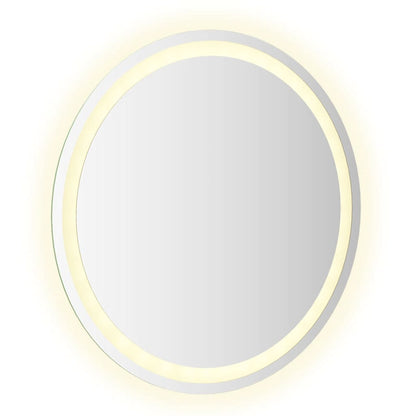 vidaXL LED Bathroom Mirror 60 cm Round