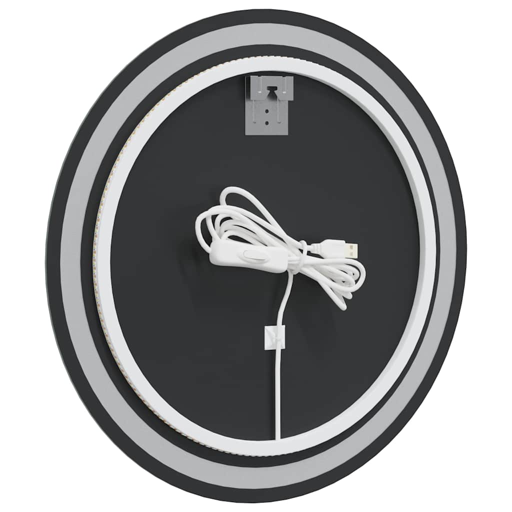vidaXL LED Bathroom Mirror 60 cm Round