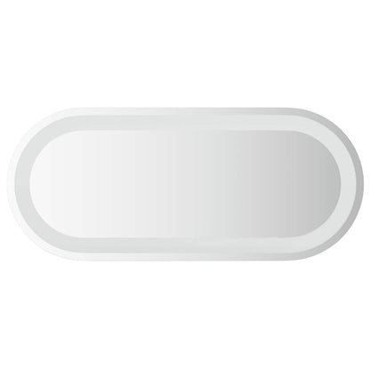 LED Bathroom Mirror Transparent Glass 27.6 x 11.8 in