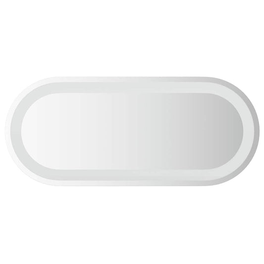 LED Bathroom Mirror Transparent Glass 27.6 x 11.8 in