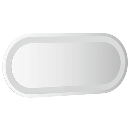 LED Bathroom Mirror Transparent Glass 27.6 x 11.8 in