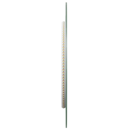 LED Bathroom Mirror Transparent Glass 35.4 x 15.7 in
