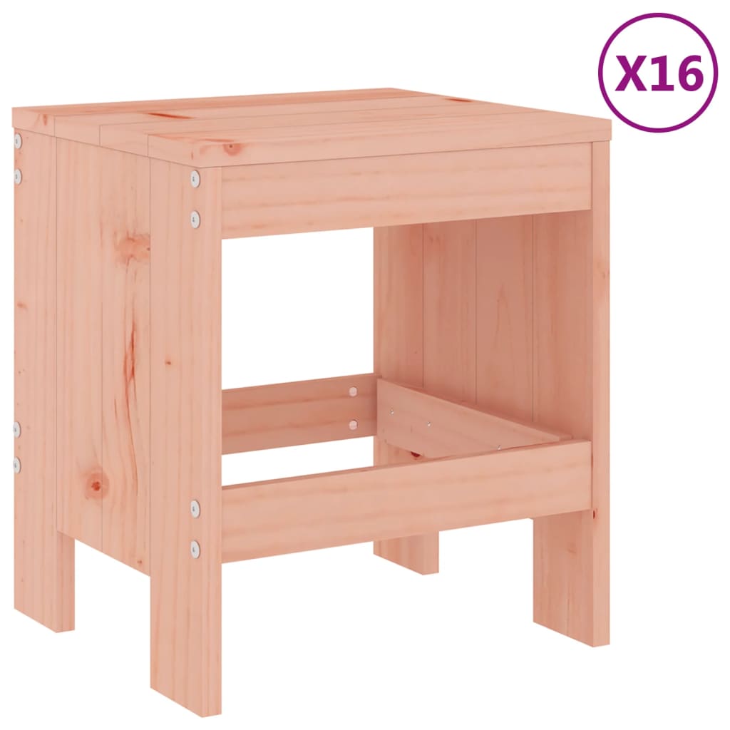Garden Dining Set | Natural wood | Solid Douglas wood | Large | Durable