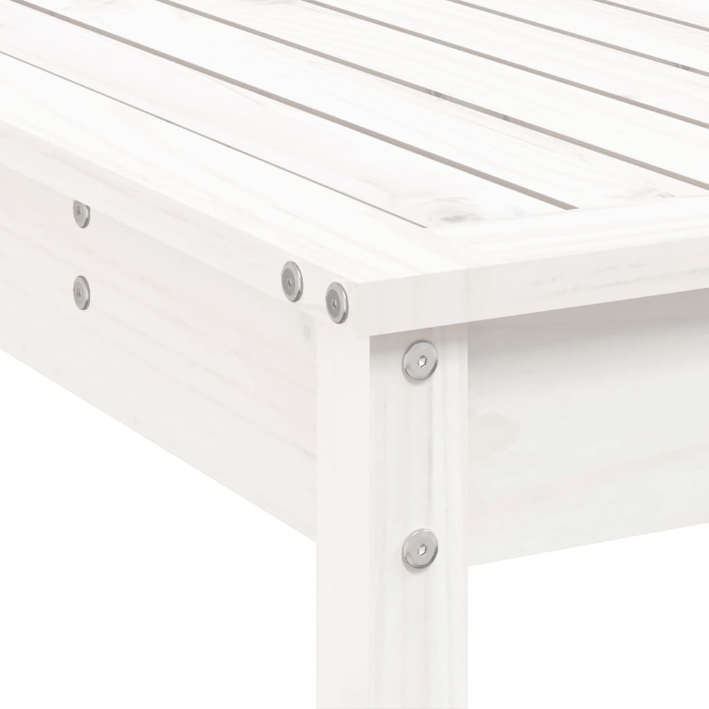 Garden Bar Set | White | Solid pine wood | Standard | Durable | Bar Set