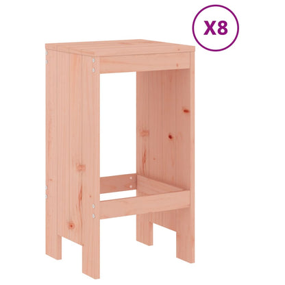 Garden Bar Set | Natural Wood | Solid Douglas Wood | Table for 8