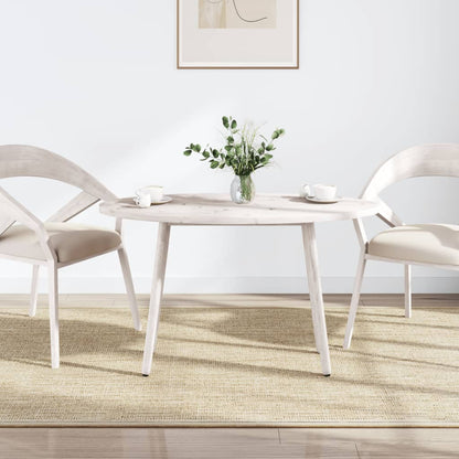 Table Top White 90x45x2.5 cm Solid Wood Pine Oval