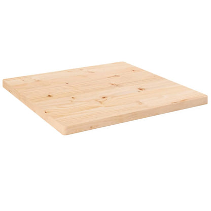 Table Top 40x40x2.5 cm Solid Wood Pine Square