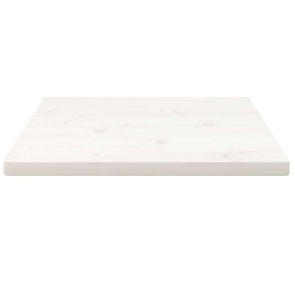 Table Top | White | Solid pine wood | 40x40 cm | Rounded corners surface