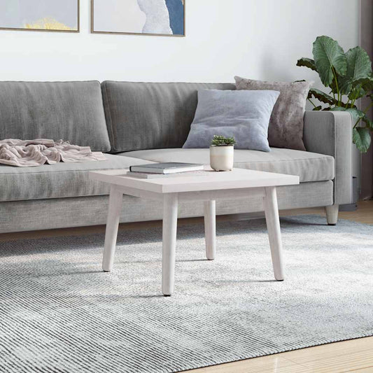 Table Top White 60x60x2.5 cm Solid Wood Pine Square