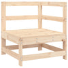 Garden Corner Sofa Solid Wood Pine