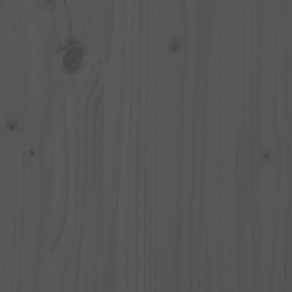 3 Piece Garden Lounge Set Grey Solid Wood Pine