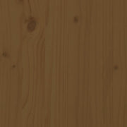 Garden Chairs 2 pcs Honey Brown Solid Wood Pine