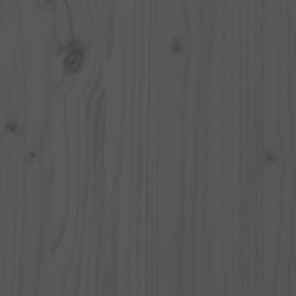 2 Piece Garden Lounge Set Grey Solid Wood Pine