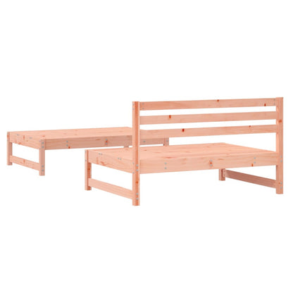 2 Piece Garden Lounge Set Solid Wood Douglas