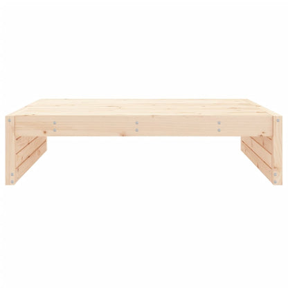 Garden Footstool | Natural | Solid Pine Wood | Medium | Modular