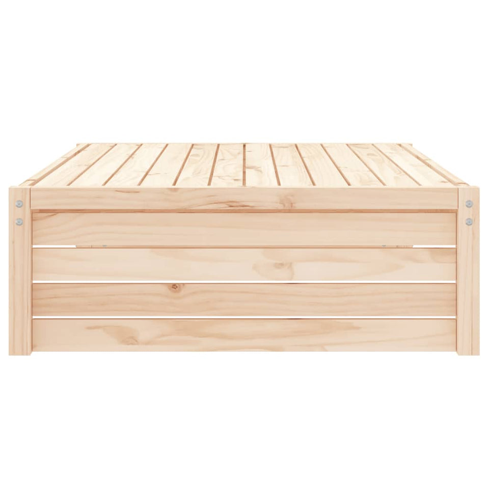 Garden Footstool 120x80 cm Solid Wood Pine